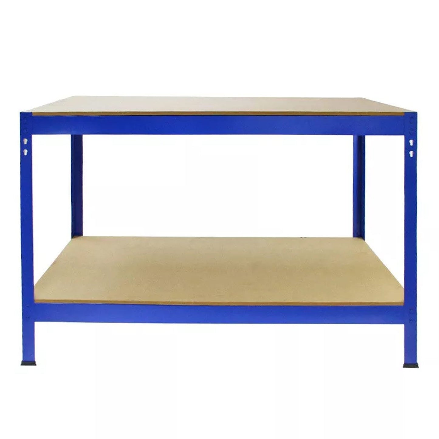 Heavy Duty Workbench Shelving Rack Storage Garage Warehouse Racking 2 Tier