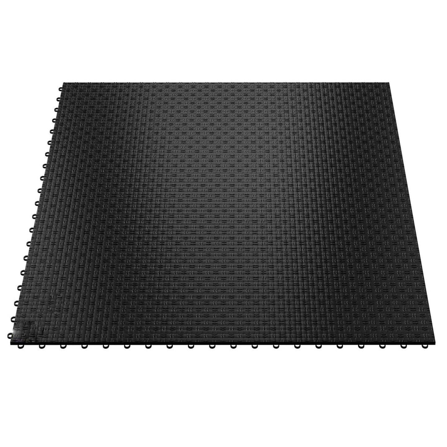Interlocking Garage Tiles Garage Floor Covering Tiles Black Pack of 25 Tiles