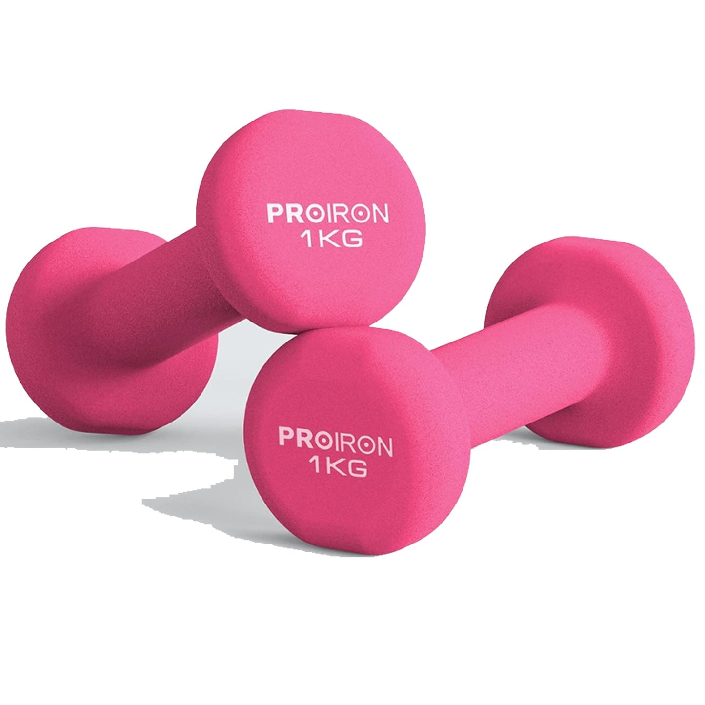 Premium Solid Dumbbell Hand Weights at Home Gym Exercise Women Men Anti Slip 1KG -8KG