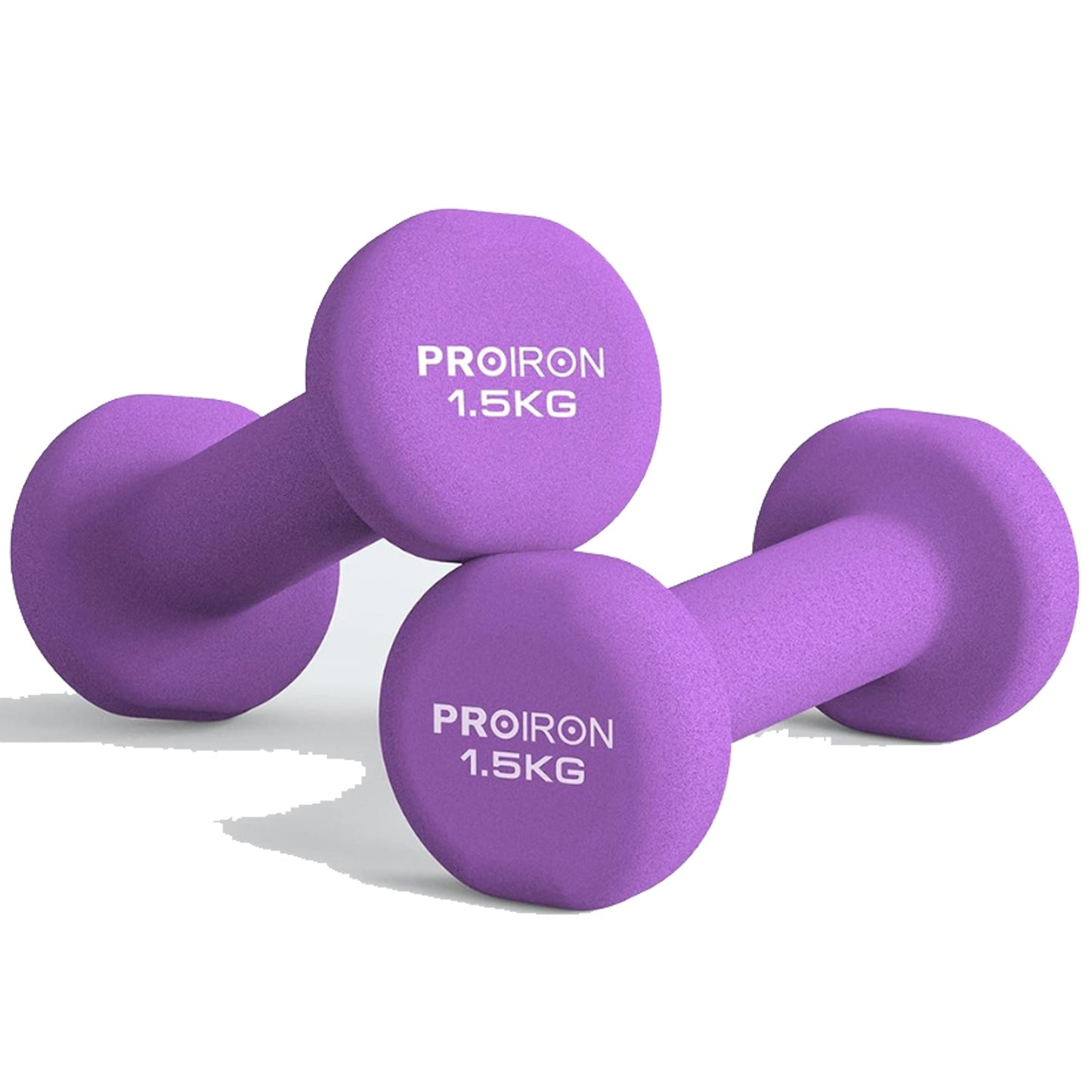 Premium Solid Dumbbell Hand Weights at Home Gym Exercise Women Men Anti Slip 1KG -8KG