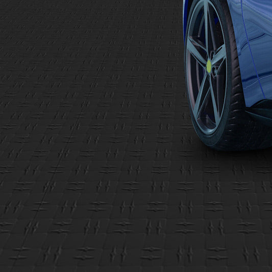 Interlocking Garage Tiles Garage Floor Covering Tiles Black Pack of 25 Tiles