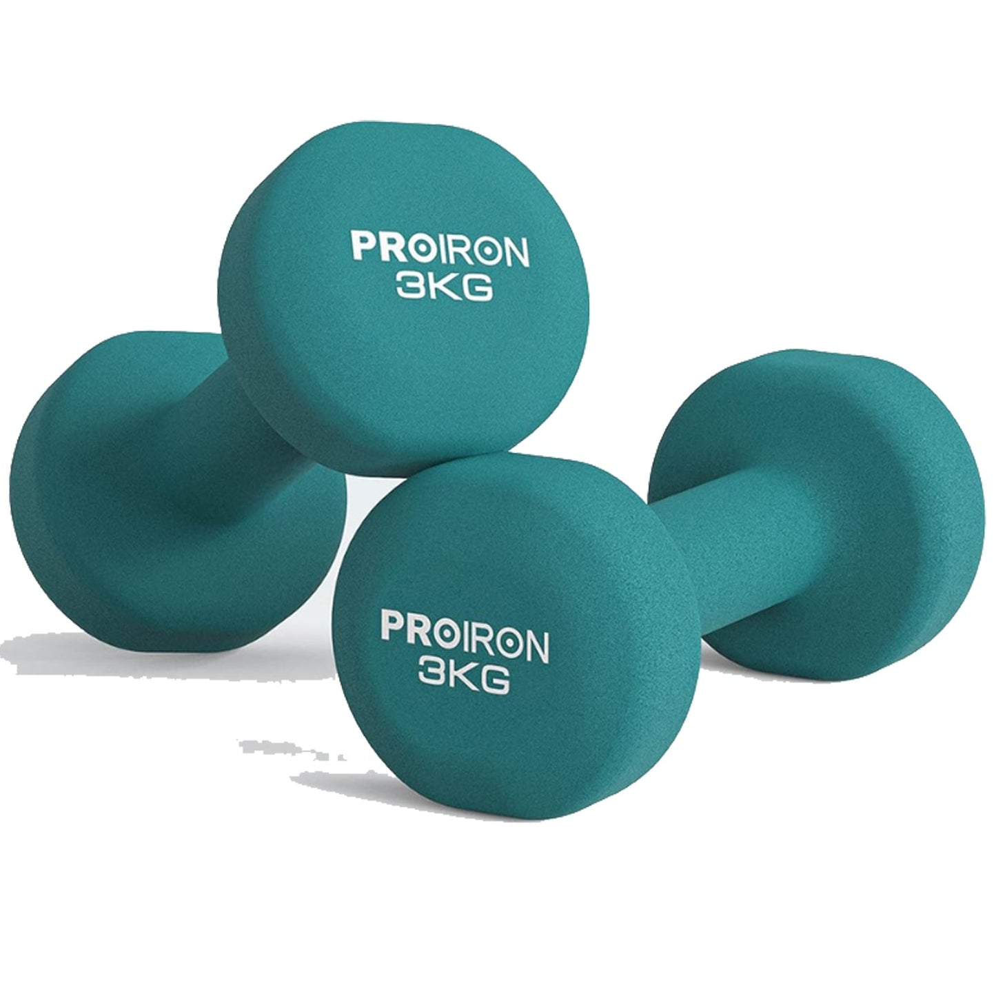 Premium Solid Dumbbell Hand Weights at Home Gym Exercise Women Men Anti Slip 1KG -8KG