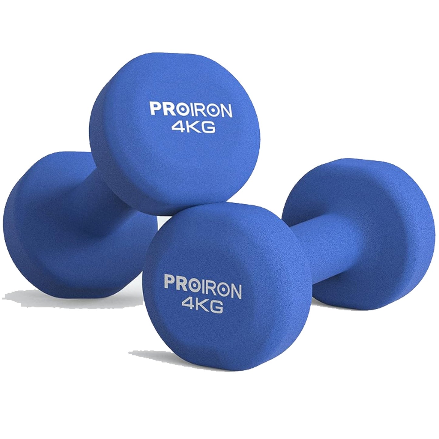 Premium Solid Dumbbell Hand Weights at Home Gym Exercise Women Men Anti Slip 1KG -8KG