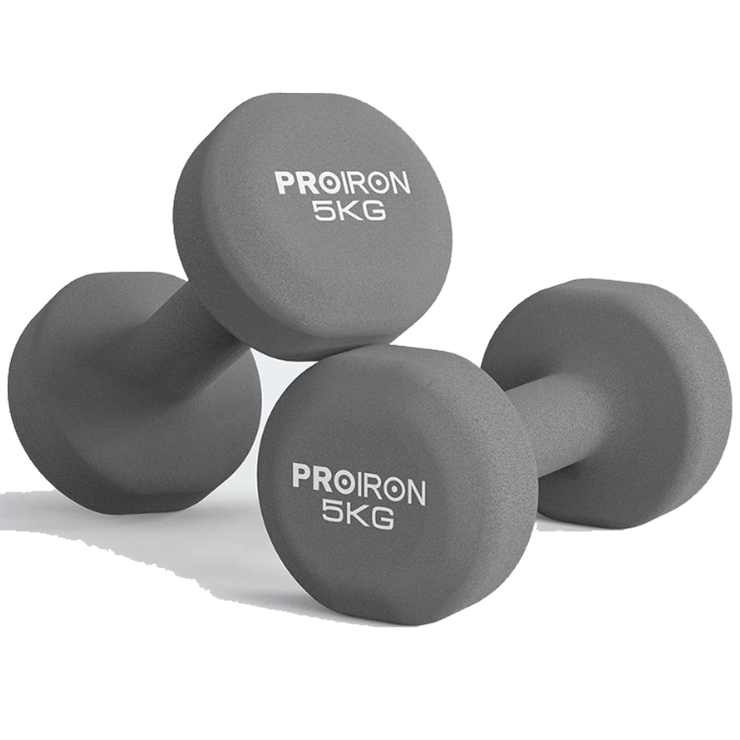 Premium Solid Dumbbell Hand Weights at Home Gym Exercise Women Men Anti Slip 1KG -8KG