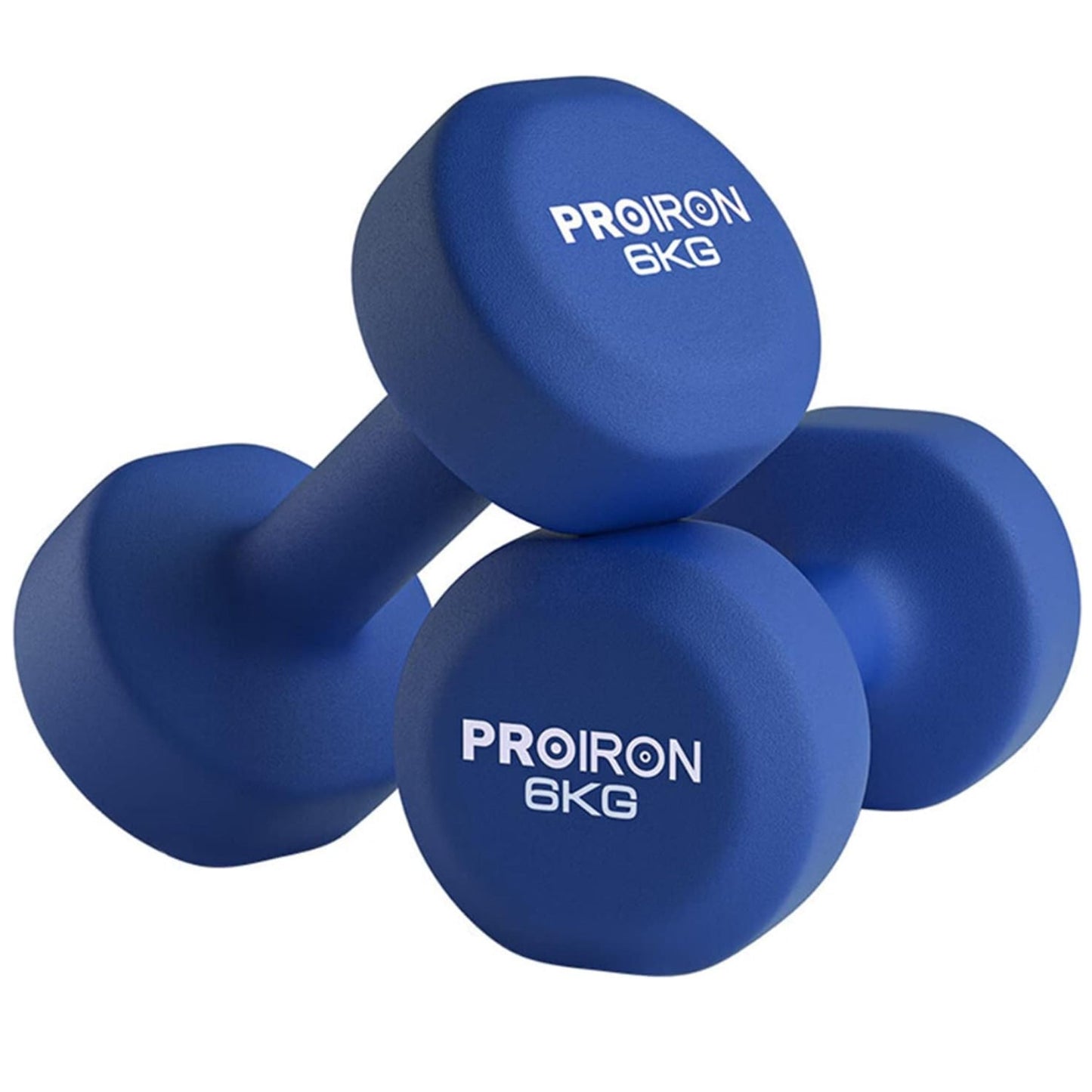 Premium Solid Dumbbell Hand Weights at Home Gym Exercise Women Men Anti Slip 1KG -8KG