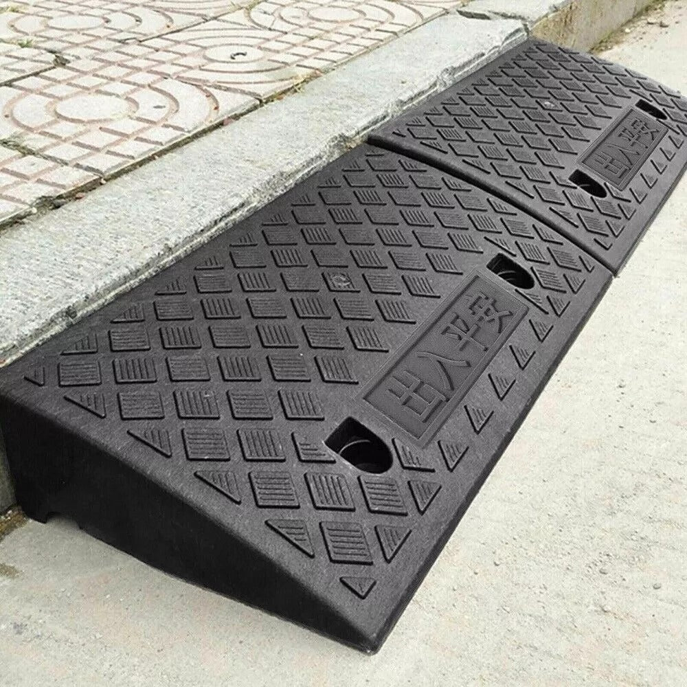 High Grade Heavy Duty Wheelchairs Rubber Kerb Ramps Threshold Access Ramp Cars Bikes