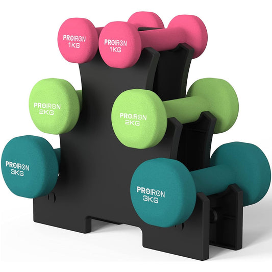 Anti-Slip Neoprene Dumbbell Hand Weights at Home Gym Exercise Girls and Kids