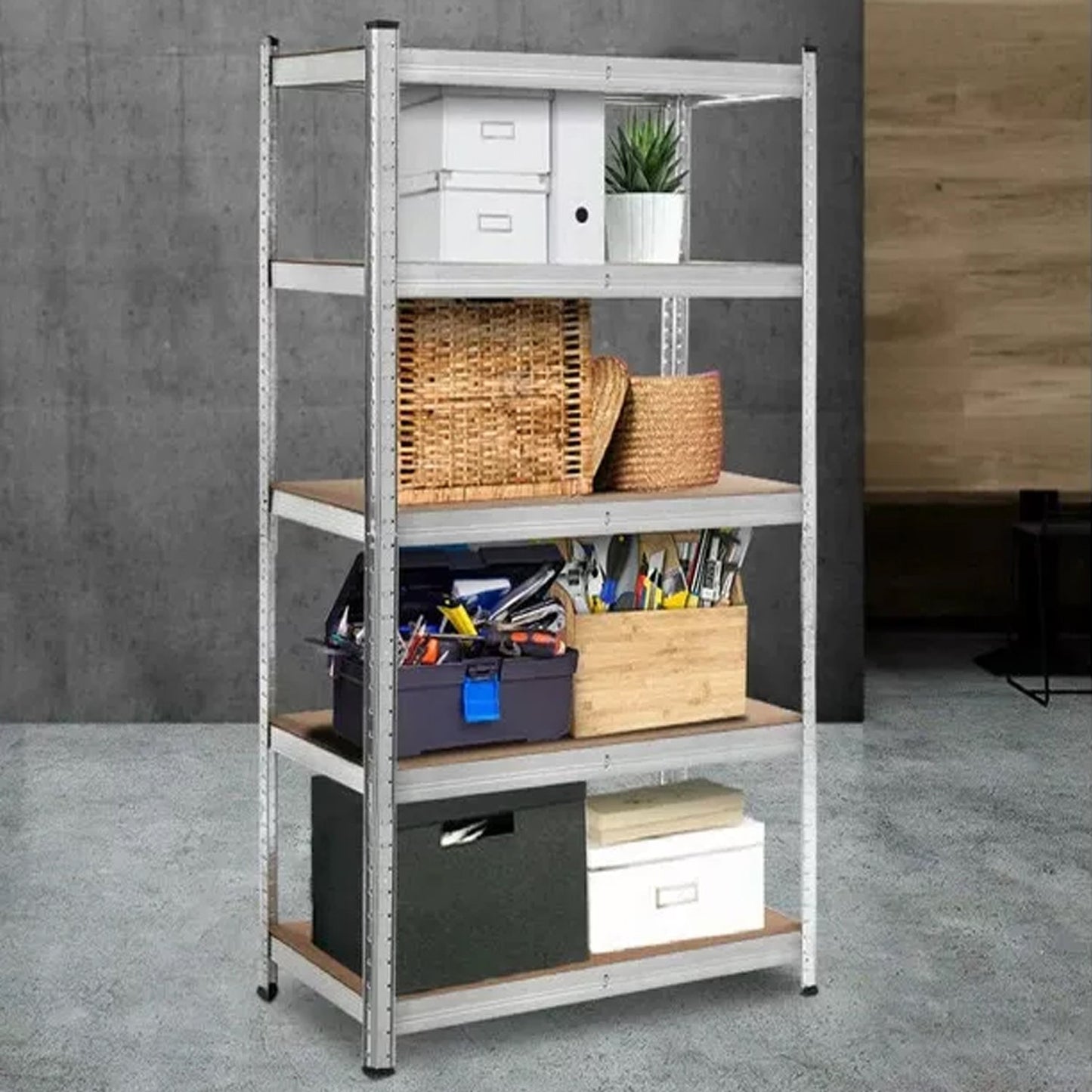 Premium 1.8M Warehouse Racking Rack Shelving Garage Steel Metal Storage Shelves