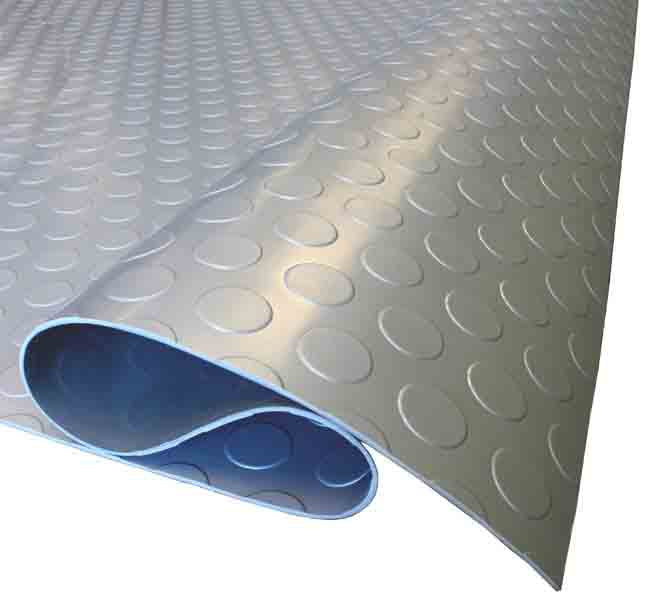 Heavy Duty Non Slip Kennel Flooring Round Dot Flooring Coin Pattern Flooring
