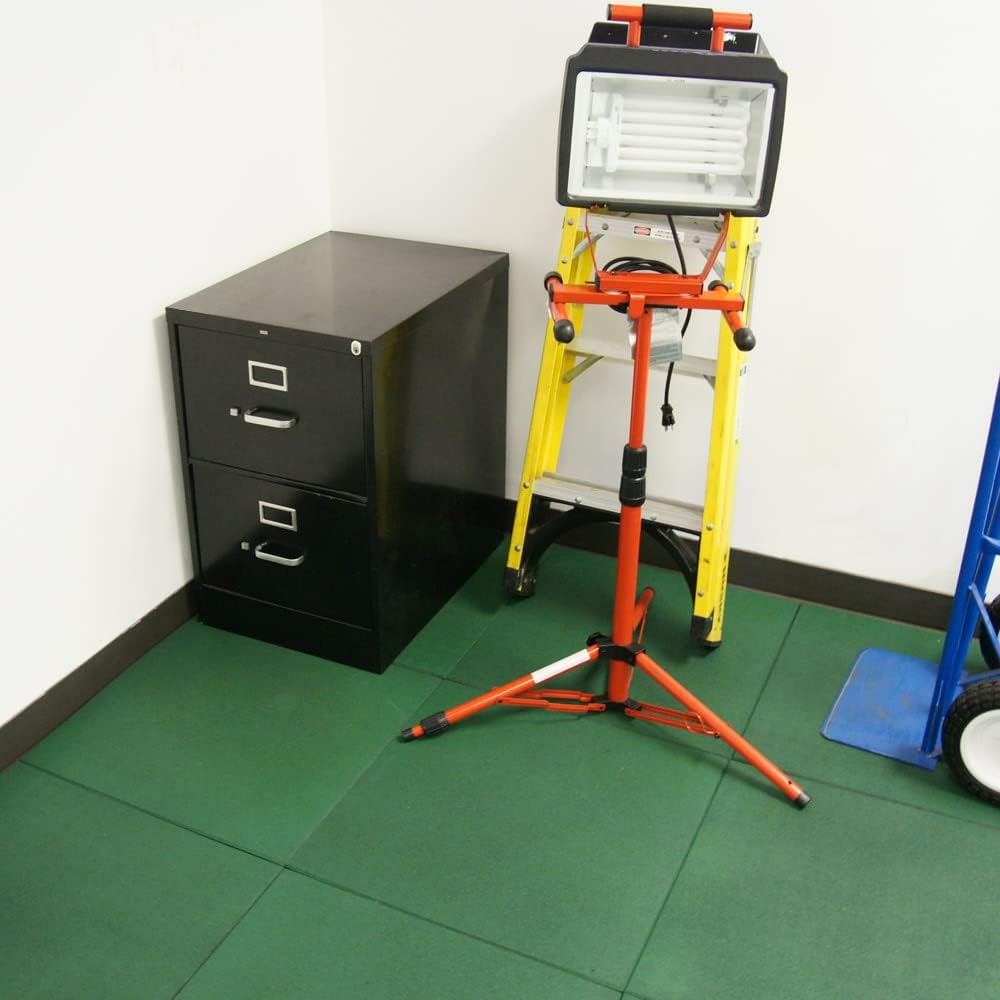 Playground Safety Tiles Green 1000x1000x15mm