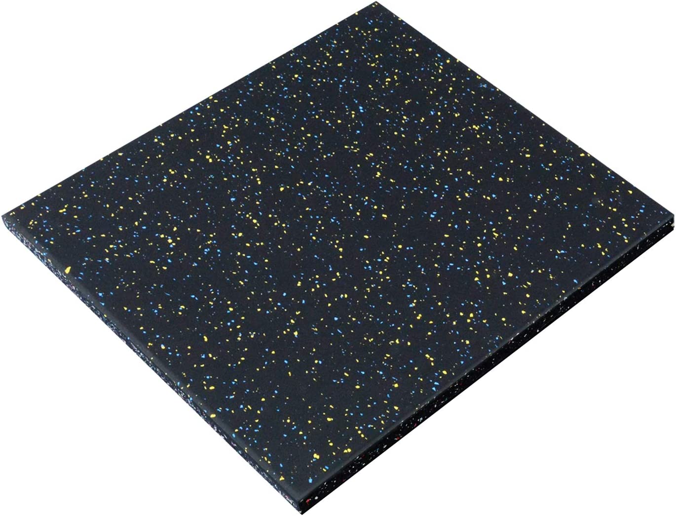 4 Pcs Set Gym Floor Tiles Rubber Gym Mats with 12 Buckles