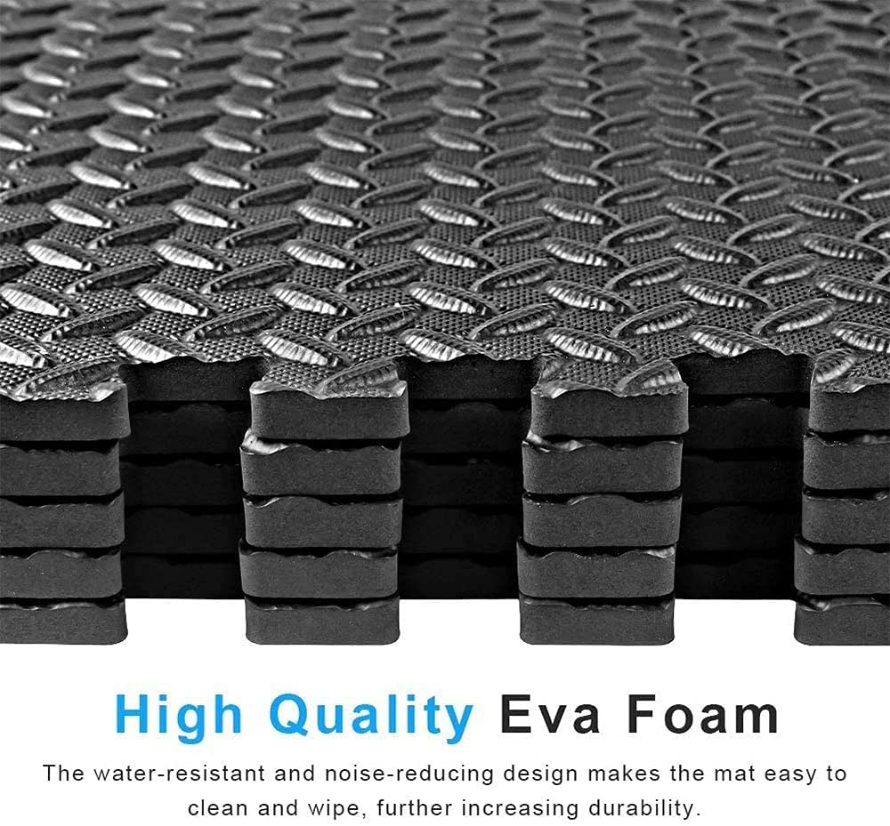 Eva Gym Tiles Exercise Mat with EVA Foam Interlocking Tiles Six tiles