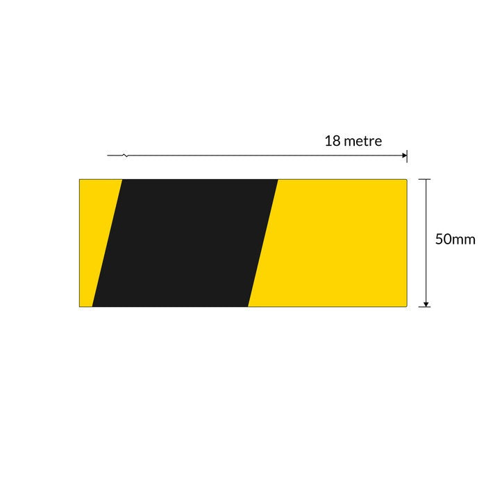 Anti Slip Safety Tape Black and Yellow Commercial Grade Nonslip Tape