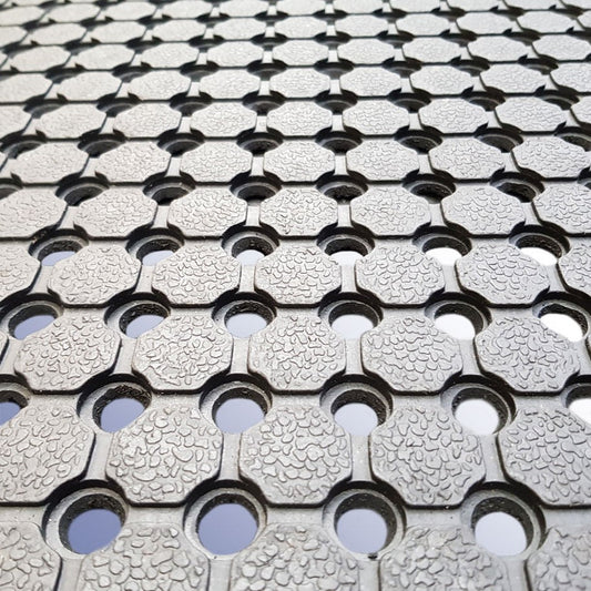 Premium Grade Rubber Grass Matting Roll Parking Nonslip Matting