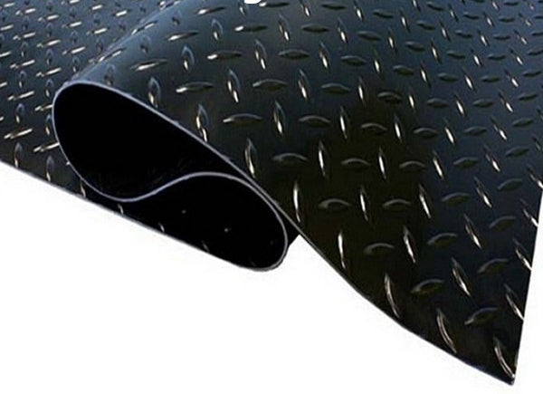 Heavy Duty Diamond Pattern Rubber Mat Roll
