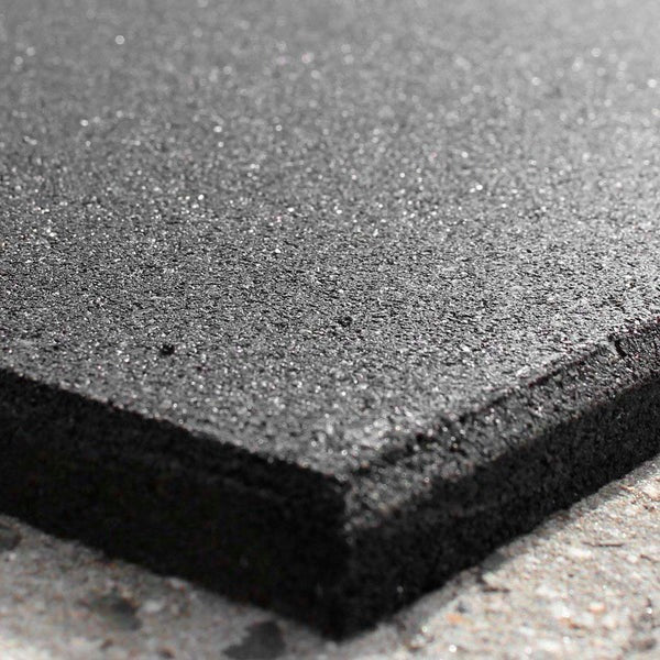 Playground Safety Tiles Black 1000x1000x15mm