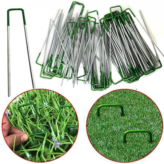 U Peg for Artificial Turf Pad U Pins for Synthetic Lawn Pegs Pins for Fake Grass Weed Mat