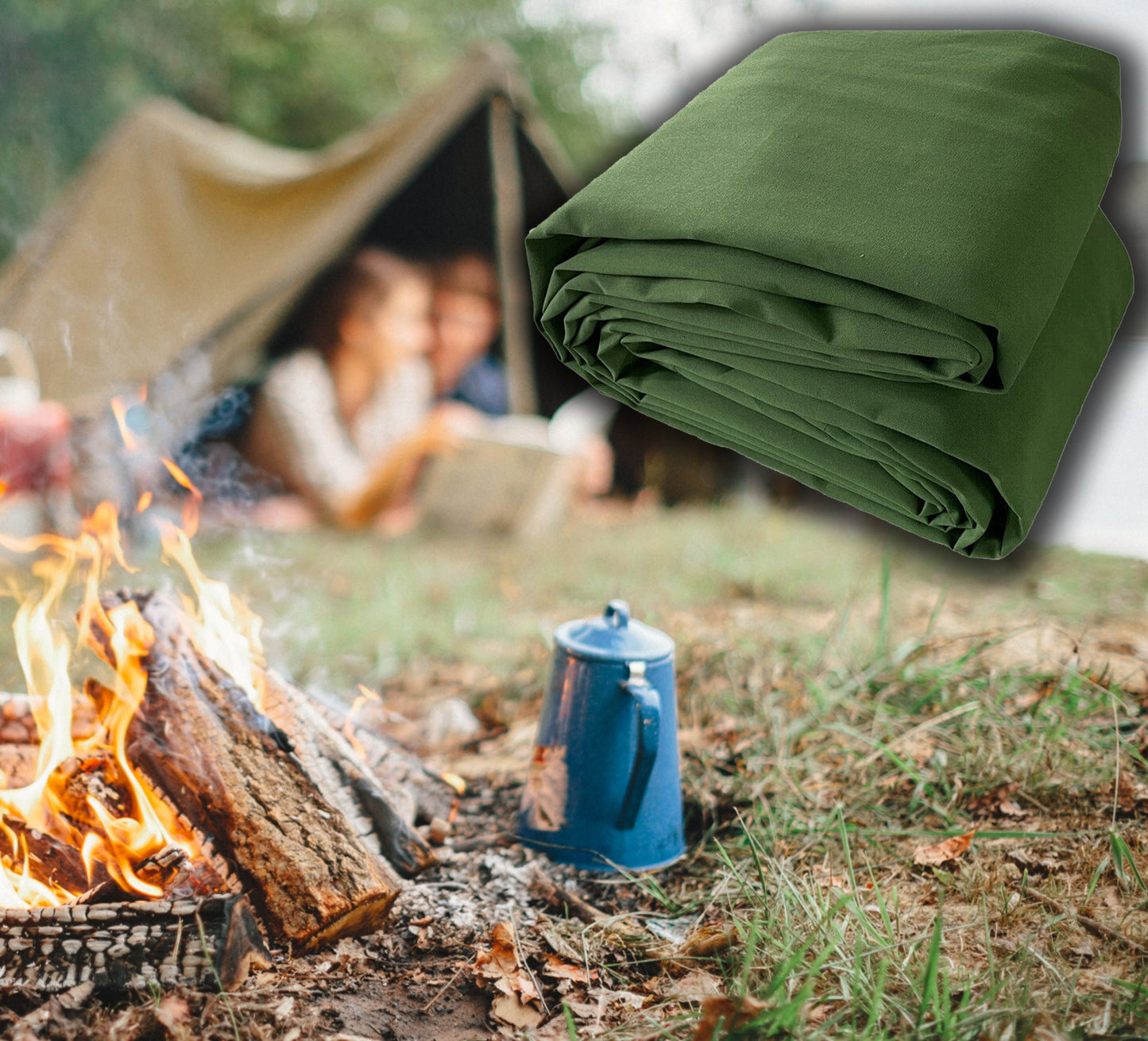 Heavy Duty Canvas Tarp Tarpaulin Sun Blocked Waterproof Dustproof Tarpaulin