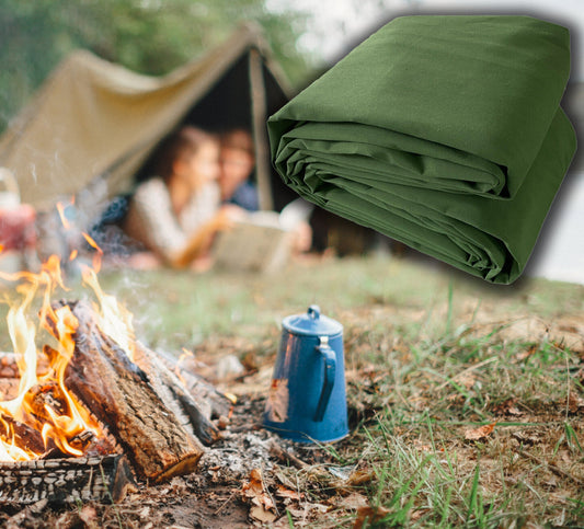 Heavy Duty Canvas Tarp Tarpaulin Sun Blocked Waterproof Dustproof Tarpaulin