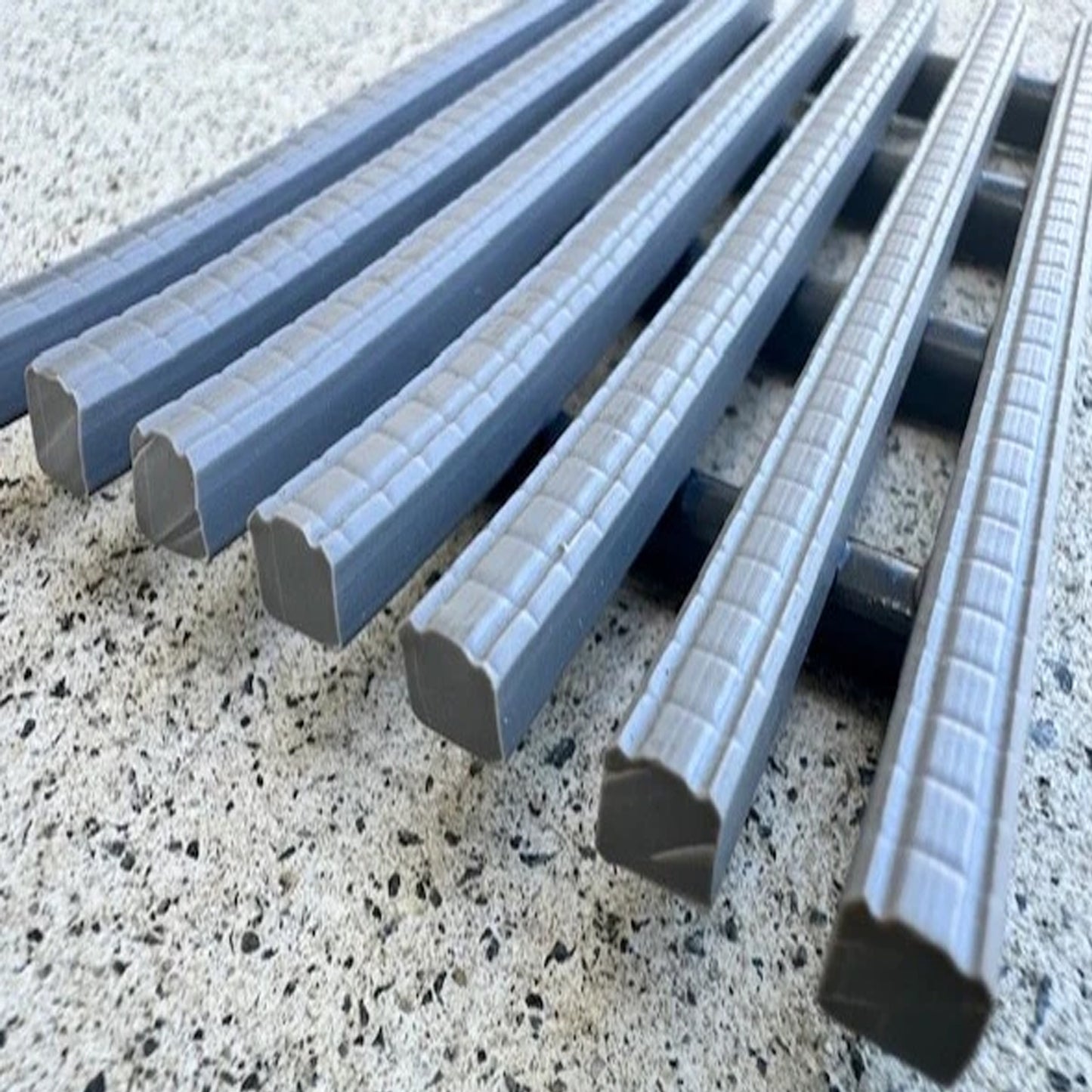 Premium Grade PVC Solid Tube Wet Area Mat Pool Matting Grey Tube Boat Matting