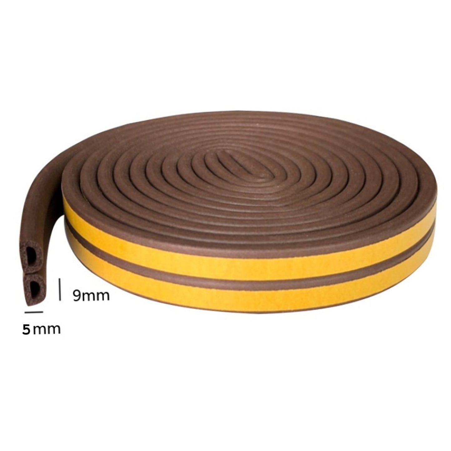 Weather Strip Foam Tape Door Window Draught Excluder Self Adhesive Rubber Seal