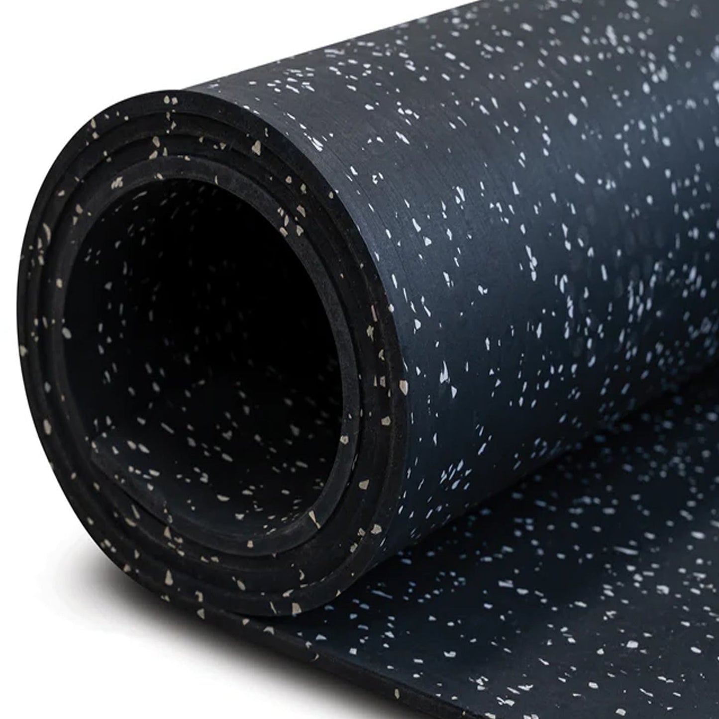 Premium Grade Rubber Gym Flooring Roll Heavy Duty Grey Fleck