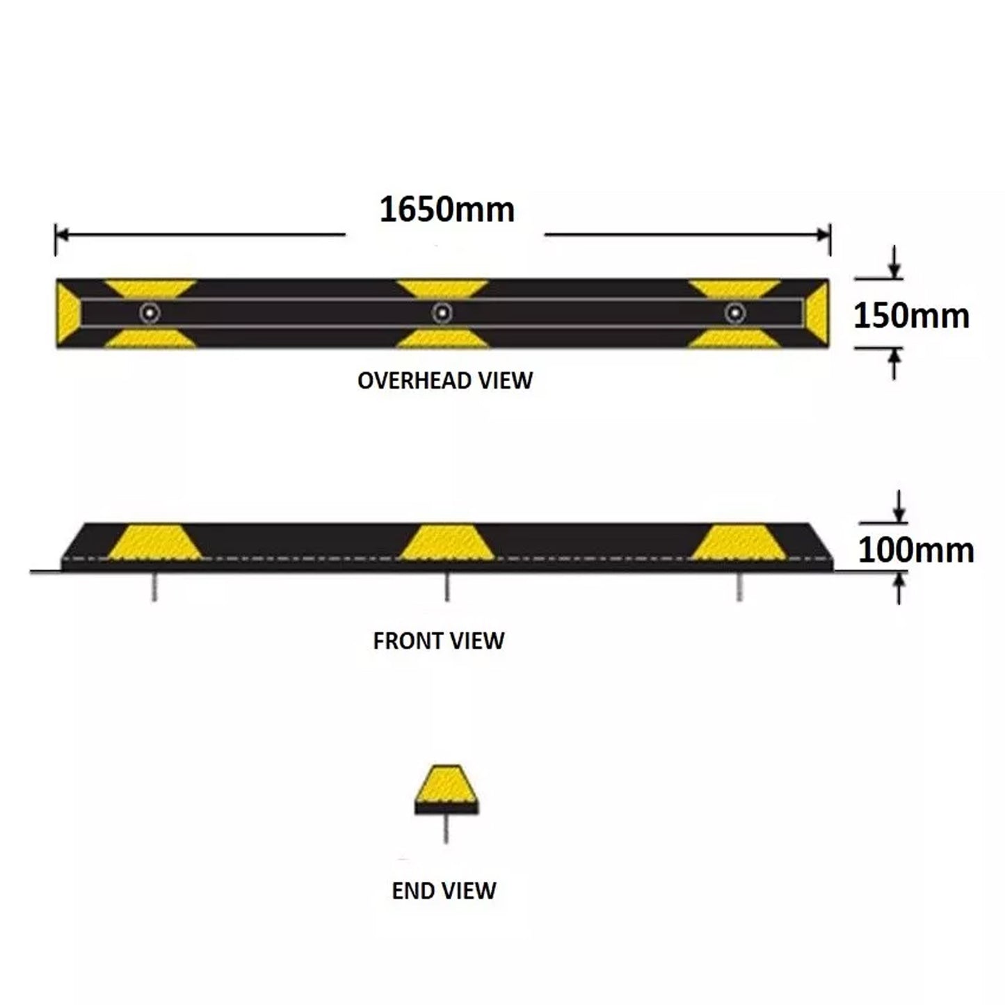 Car Park Rubber Wheel Stops Wheel Stops With Fixings