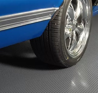 Garage Heavy Duty Non Slip Fine Rib Rubber Garage Flooring