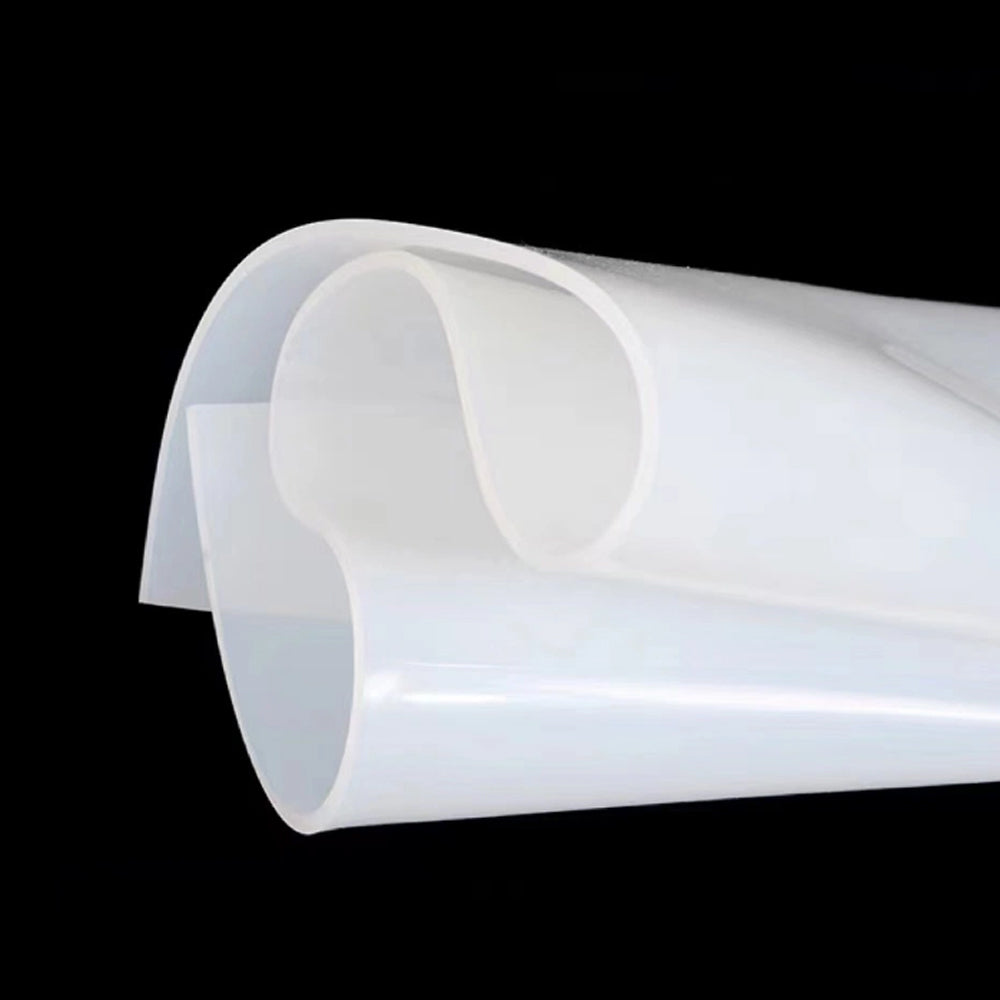 White Silicone Rubber Sheet High Temp Panel For Gaskets DIY Material 1m x 1m