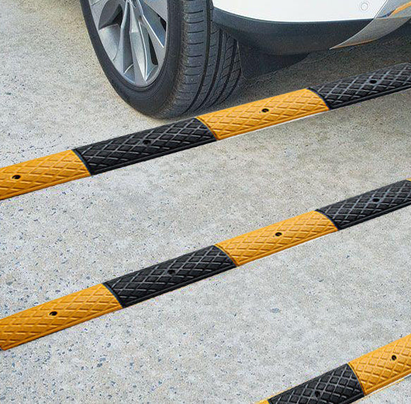 Heavy Duty Rubber Wall Bumper Rumble Strip Road Strips Speed Hump Rumble Strip