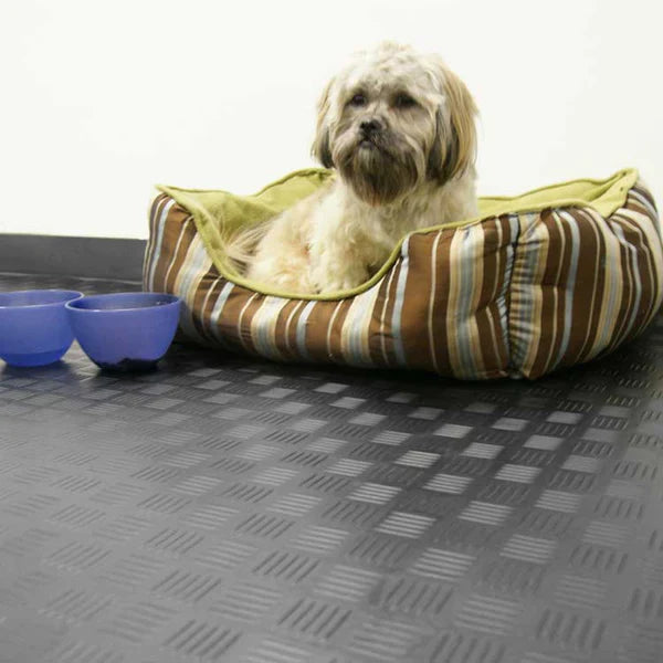 Anti Slip Chequer Plate Pattern Rubber Matting best for Kennel