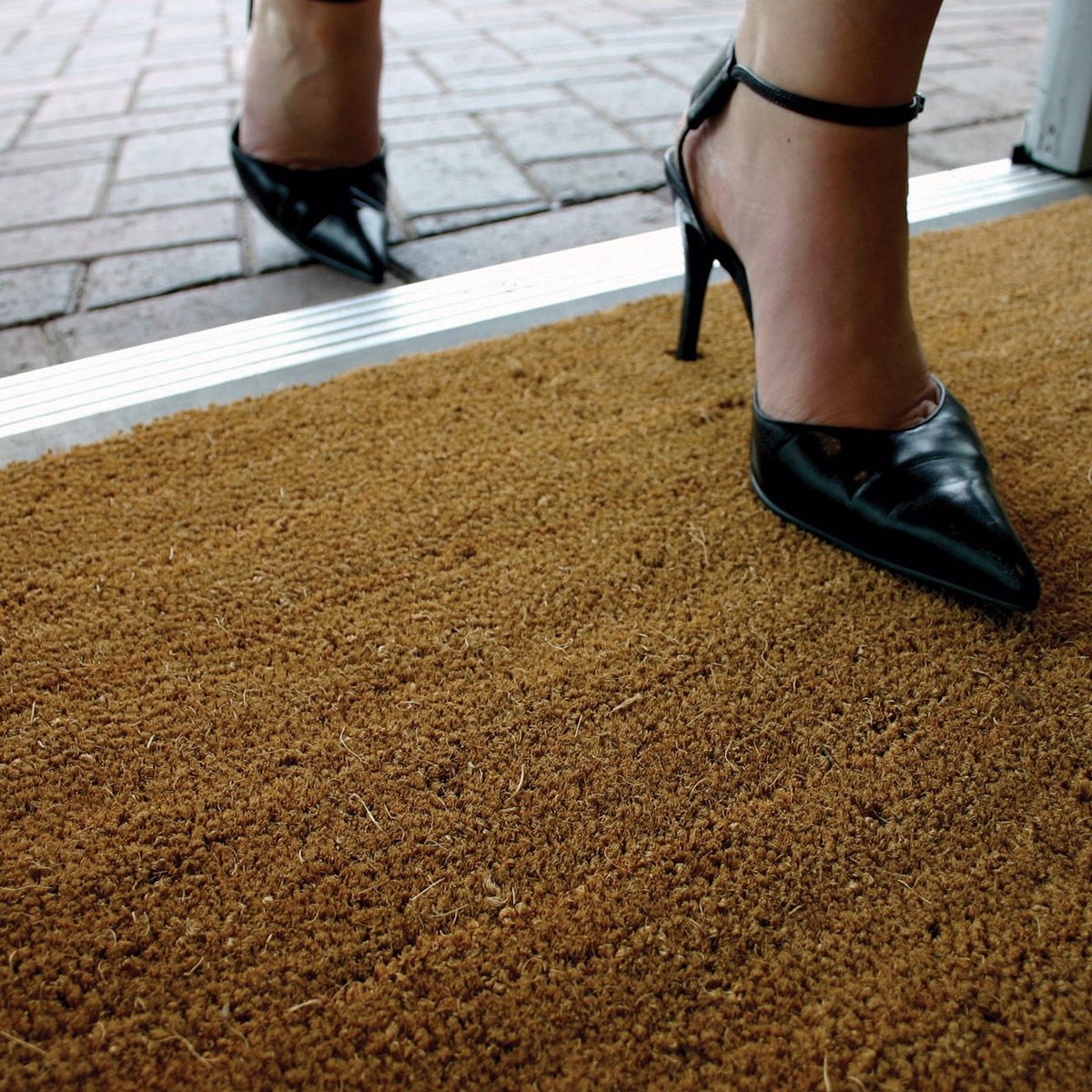 Coir Doormat Heavy Duty Non Slip Coir Matting with Reinforced Edge
