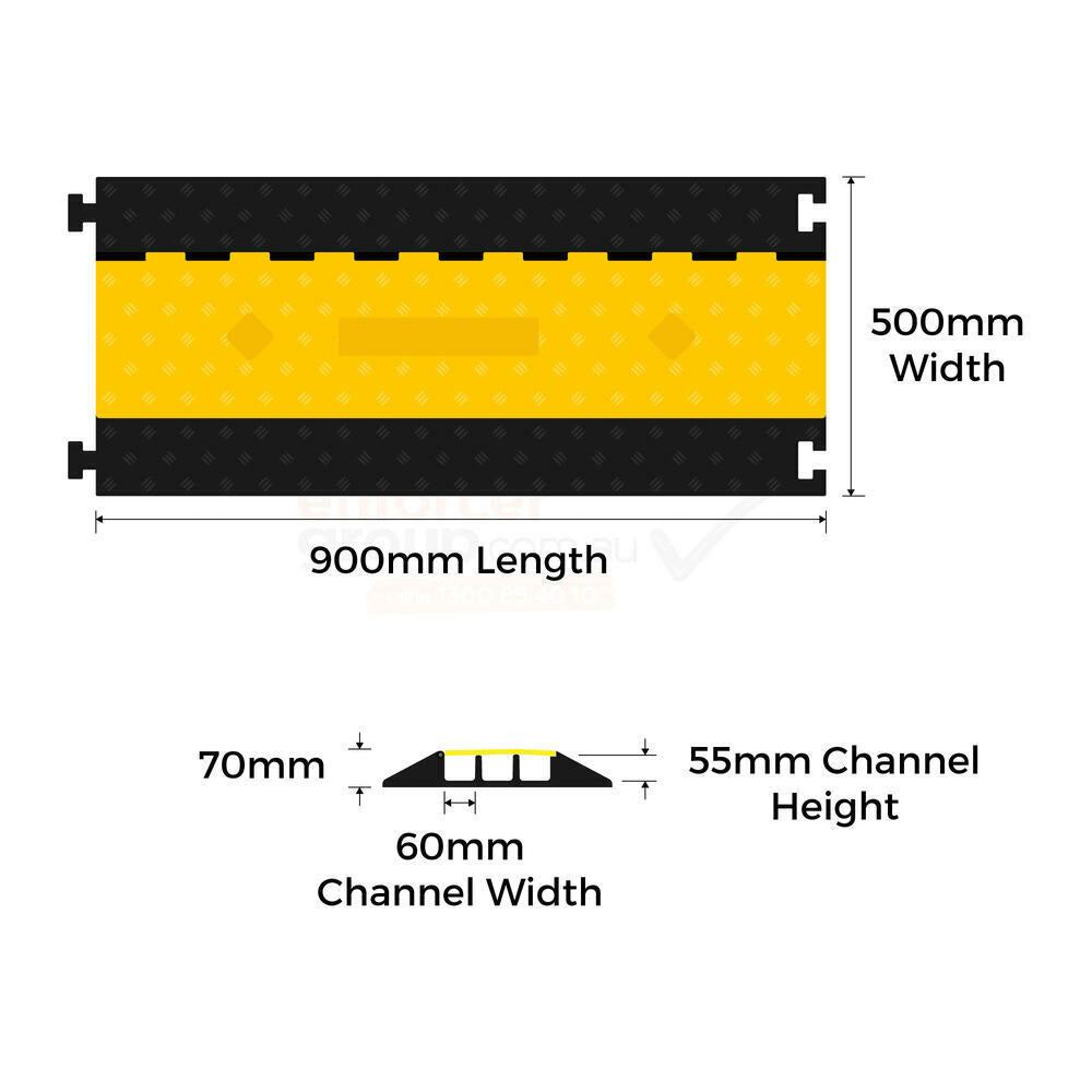 Cable Protector 3 Channel Speed Hump