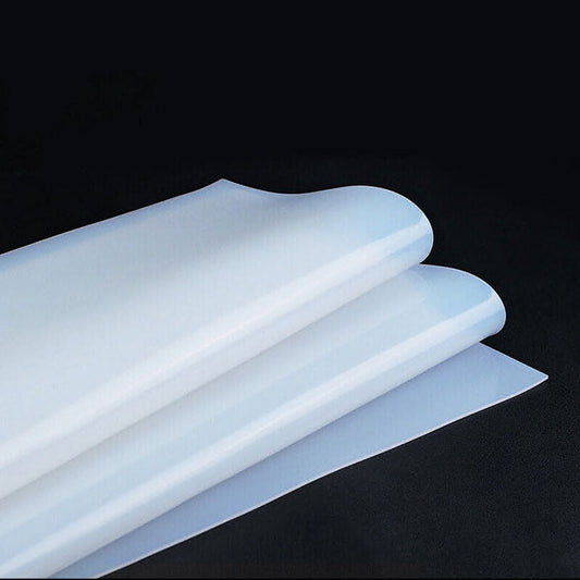 Solid Silicone Rubber Mat Clear White