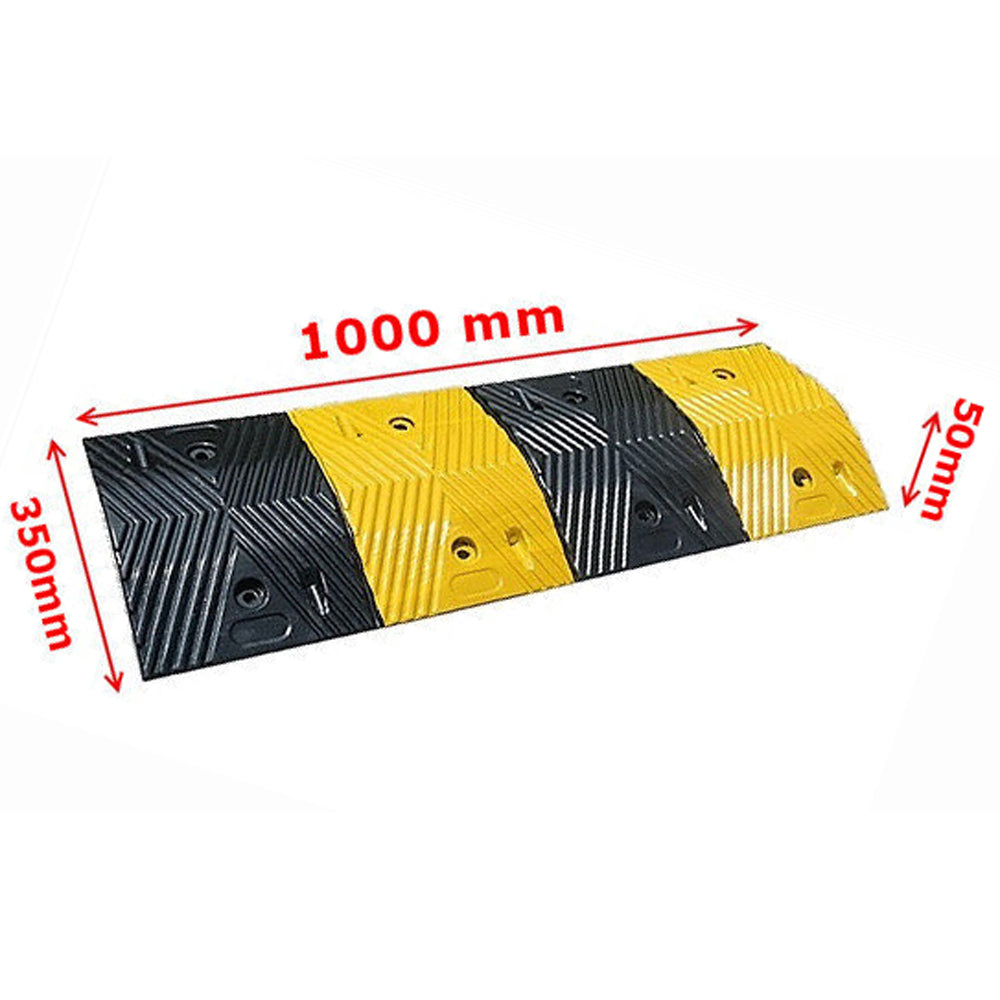 Rubber Speed Hump Bump Modular Speed Humps Traffic Edges