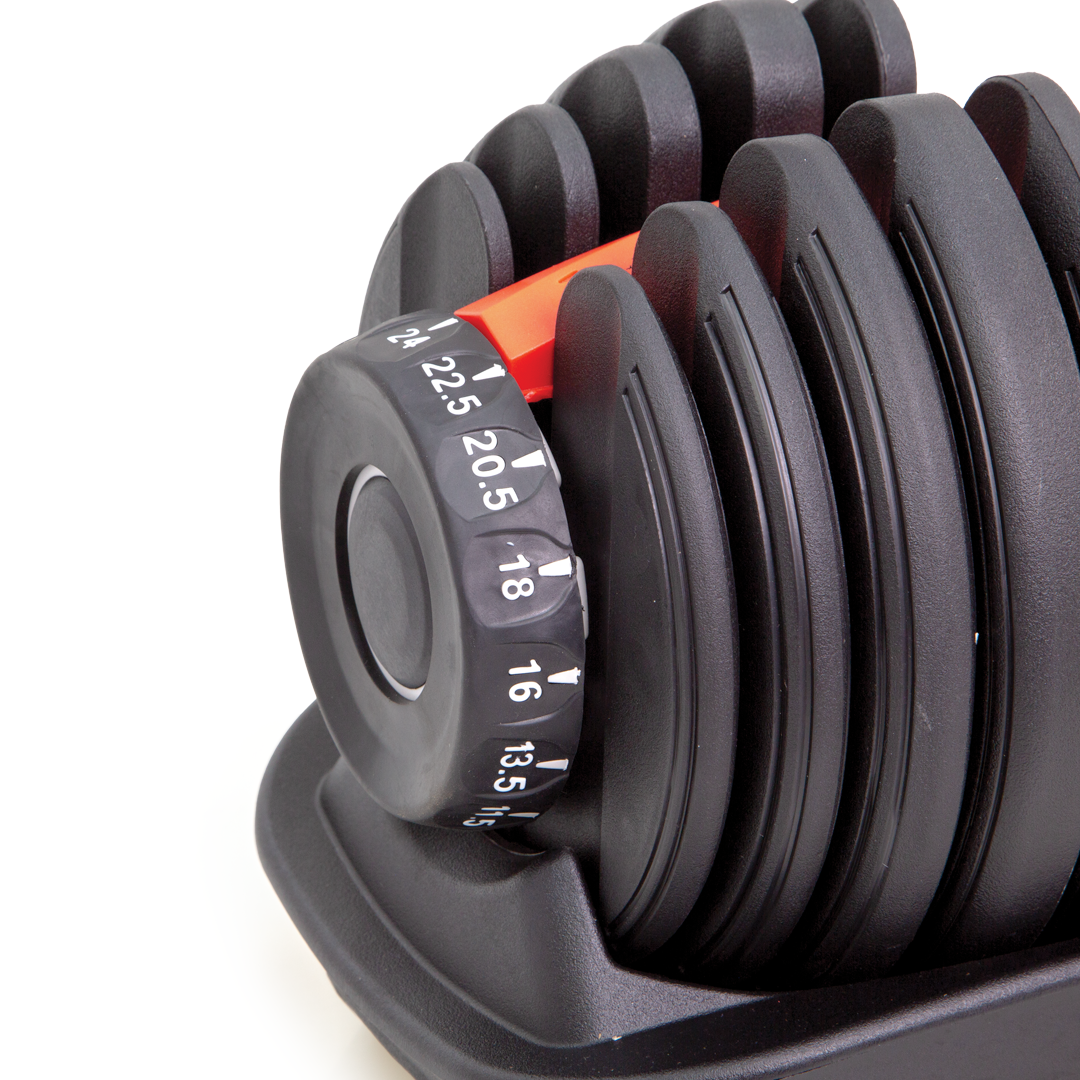 Adjustable Dumbbell Weight Plates Dumbbells Home Gym Fitness Exercise 24kg