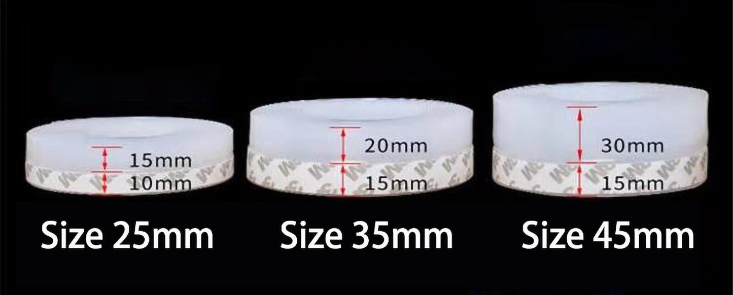 Weather Seal Window Silicone Sealing Strip Door Garage Stripping Tape For Door & Windows