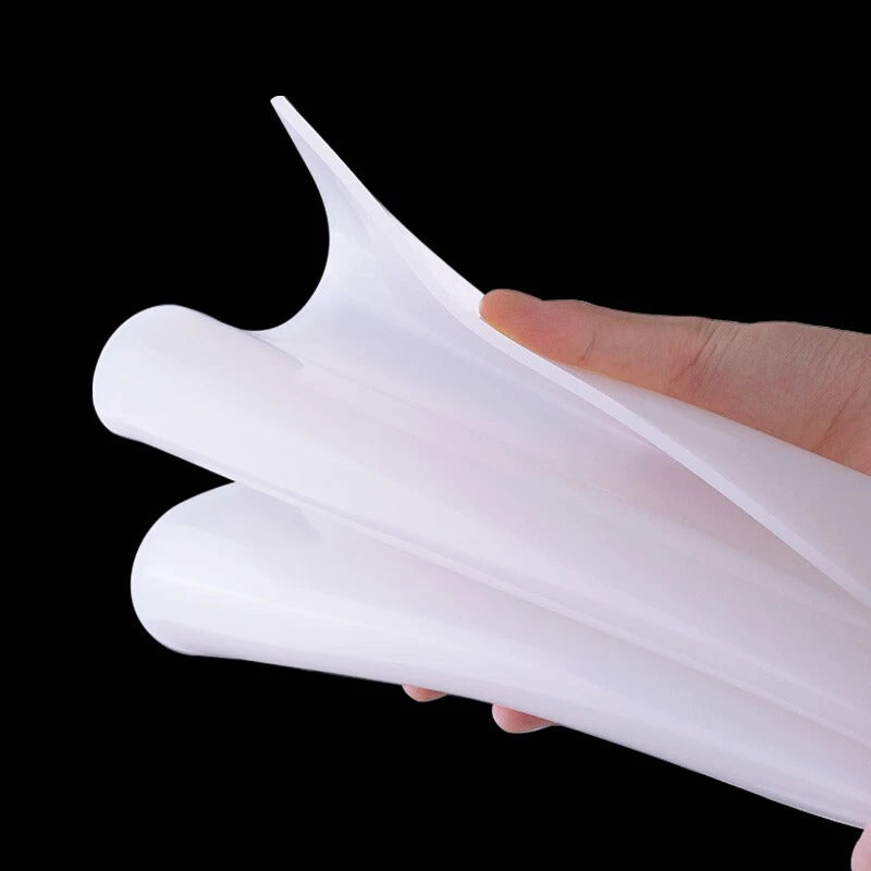 White Silicone Rubber Sheet High Temp Panel For Gaskets DIY Material 1m x 1m