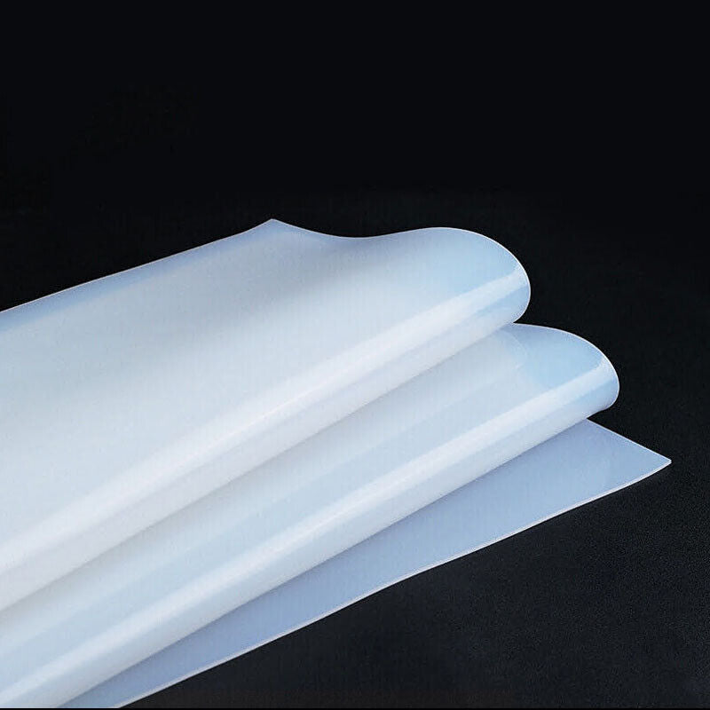White Silicone Rubber Sheet High Temp Panel For Gaskets DIY Material 1m x 1m