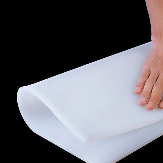 White Silicone Rubber Sheet High Temp Panel For Gaskets DIY Material 1m x 1m