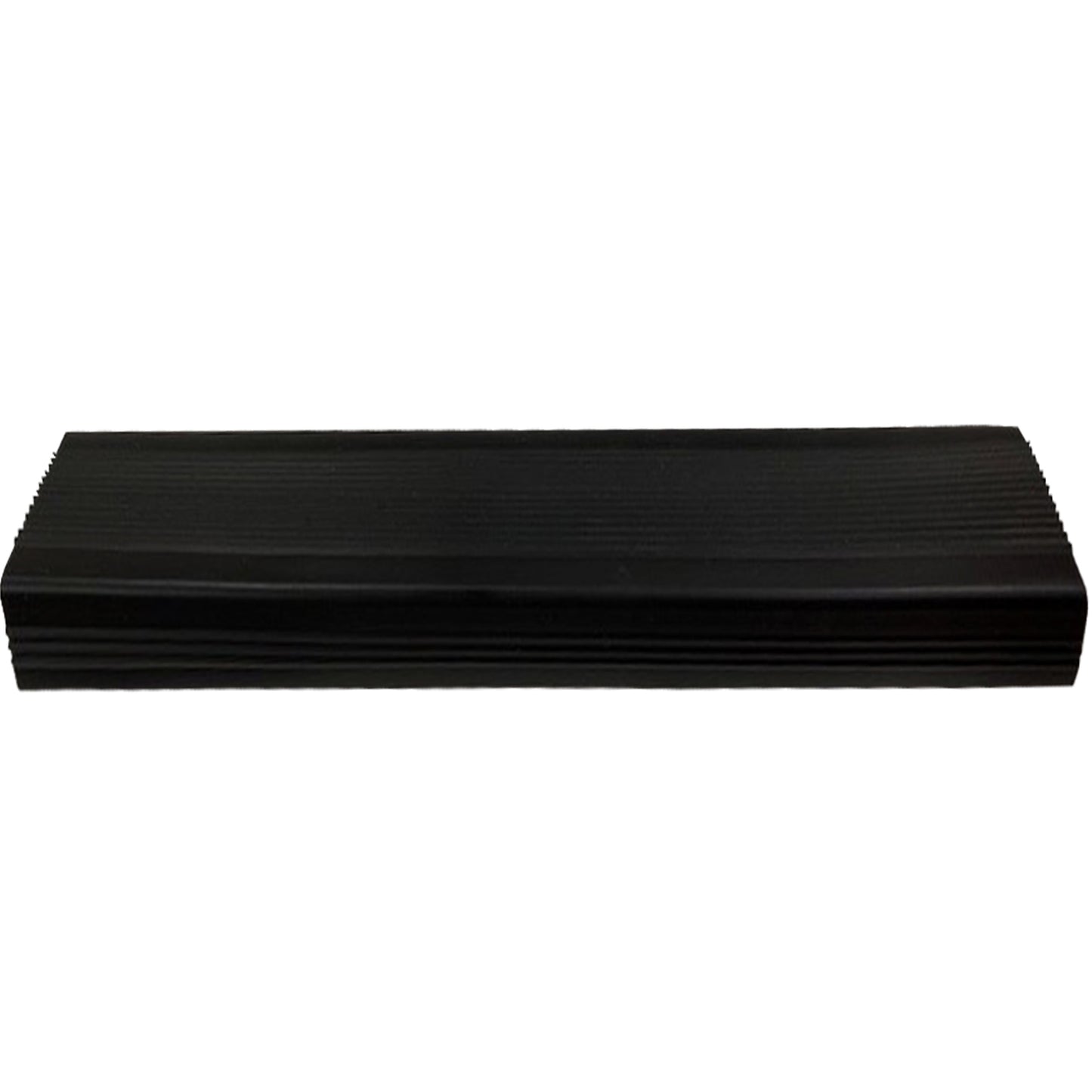 Non Slip PVC Rubber Stair Nosing Safe Tread Premium Grade Ribbed Stair Nosing Black