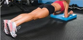 Heavy Duty Gym Flooring Diamond Pattern Gym Mat