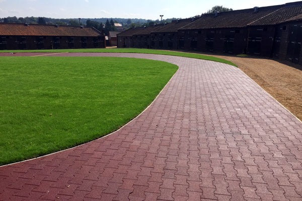 Playground Rubber Pavers for Parks and Garden