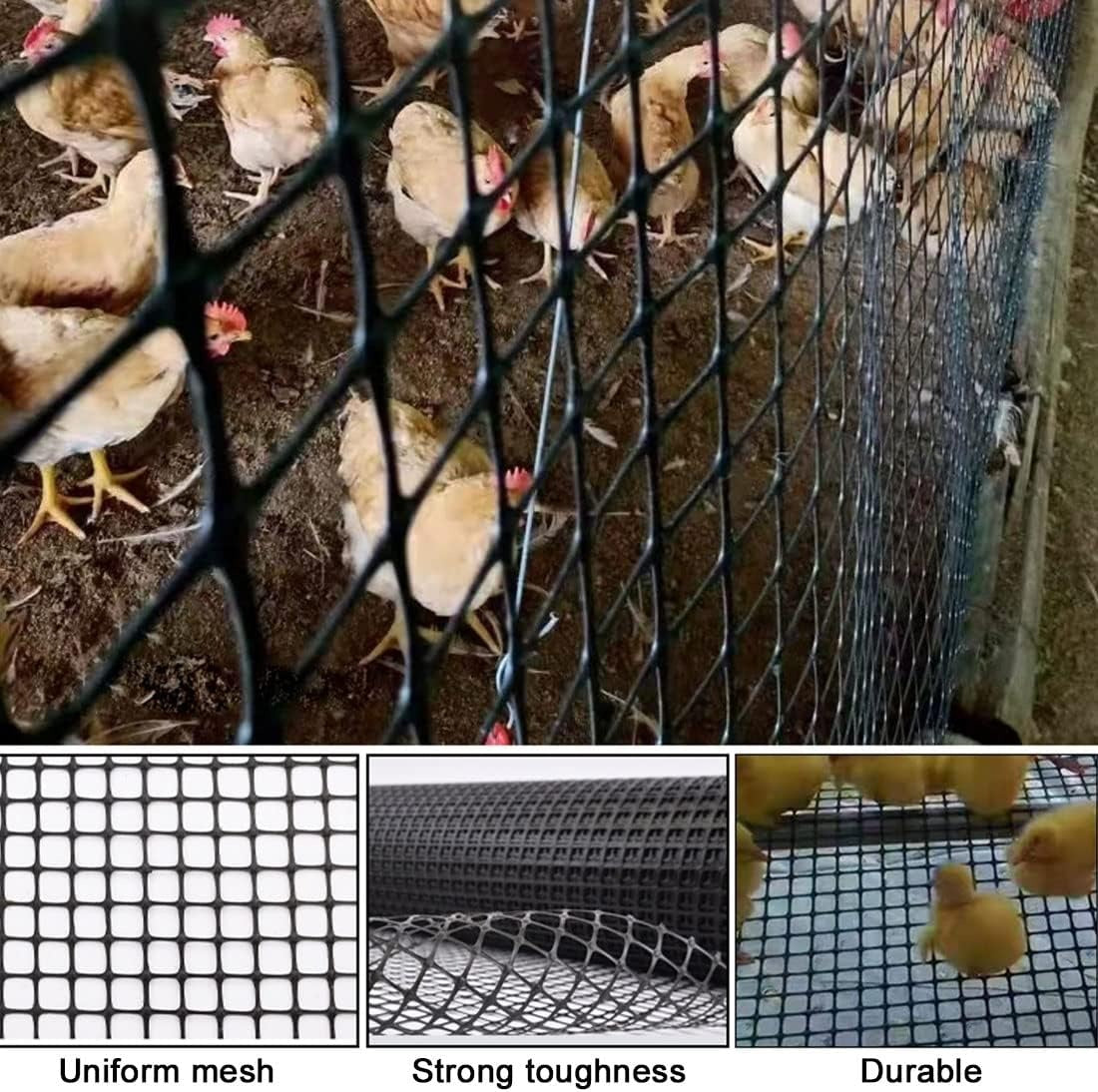 Commercial Plastic Garden Fence Animal Barrier Heavy Duty Fence Roll