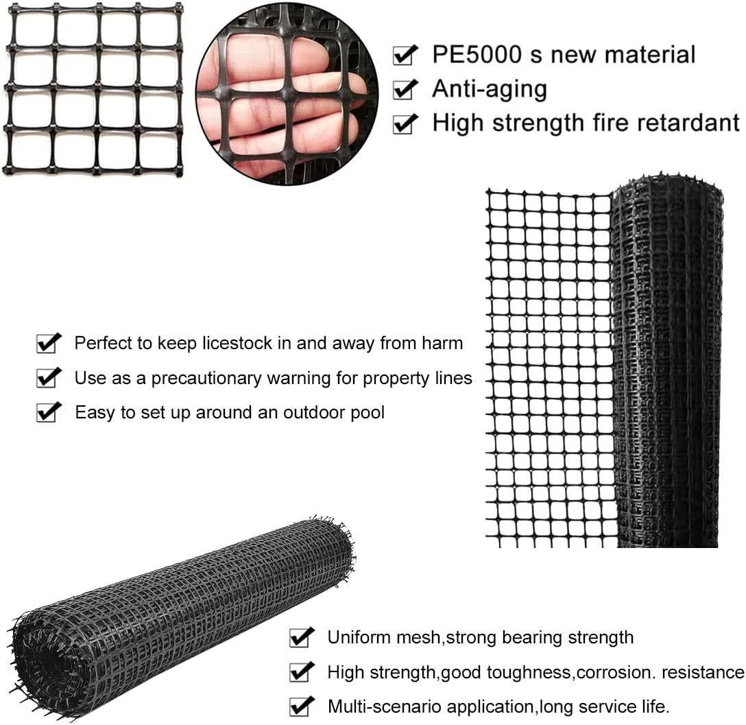 Commercial Plastic Garden Fence Animal Barrier Heavy Duty Fence Roll