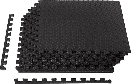 Eva Gym Mats & Exercise Mat with EVA Foam Interlocking Tiles Pack of Twelve