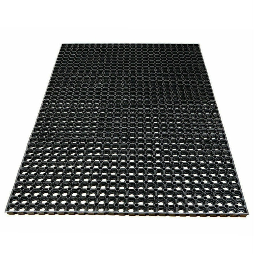 Non Slip Horse Mats with Holes Rubber Stable Mats Indoor Outdoor