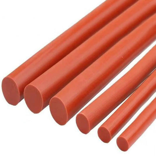 Silicone Rubber Sealing Strip Red Round Cord Seal Gasket Solid Silicone Cord