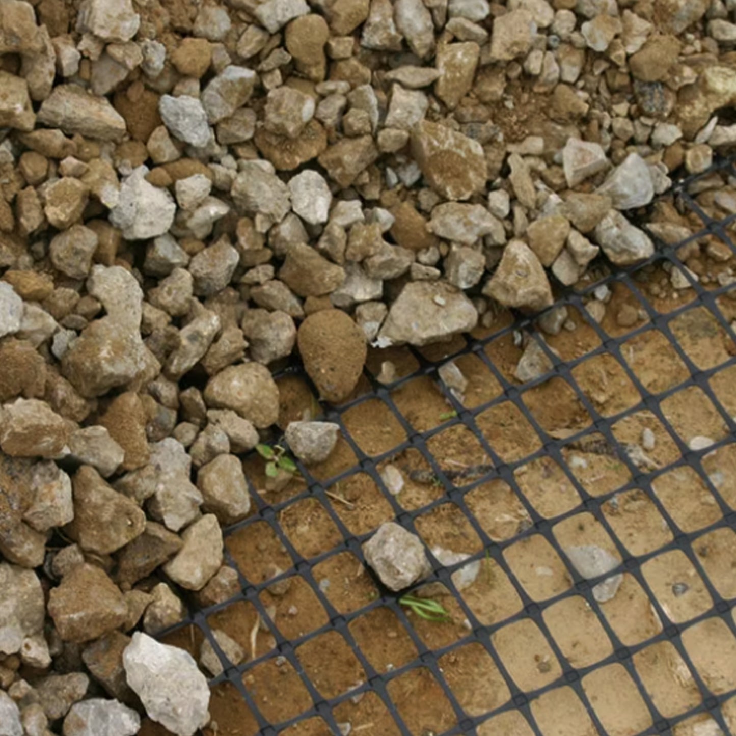 Commercial Grade Geogrid Construction Netting Geo Mesh Soil Stabilizer Mesh