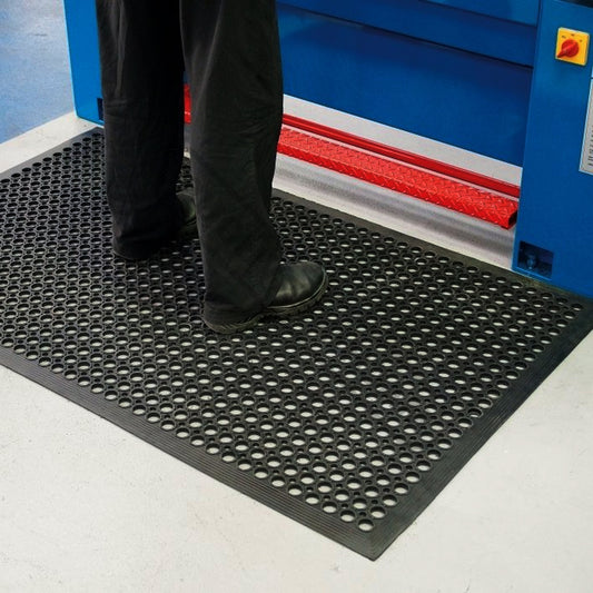 Heavy Duty Rubber Anti Fatigue Floor Safety Mat Workshops Mats Garage Mat